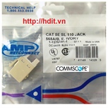 Nhân Mạng COMMSCOPE Cat5 Modular Jack, Unshielded (1-1375191-1)