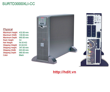 HDIT SURTD3000XLI - APC Smart-UPS RT 3000VA 230V