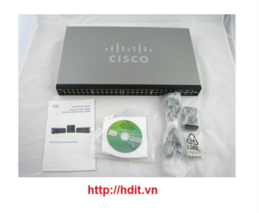 Thiết bị mạng Switch Cisco SRW248G4-K9 48-port 10/100 + 4-Port Gbit - SRW248G4-K9 (SF300-48)