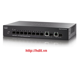 Thiết bị mạng Switch Cisco SG300-10SFP 10-port Gigabit Managed SFP Switch - SG300-10SFP-K9 