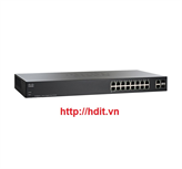 Thiết bị mạng Switch Cisco SLM2016T 16-port 10/100/1000 + 2-Port Gigabit Switch - SLM2016T (SG200-18)