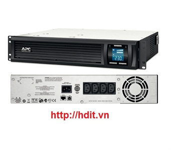 Bộ lưu điện APC Smart-UPS C 1000VA 2U Rack mountable LCD 230V - SMC1000I-2U
