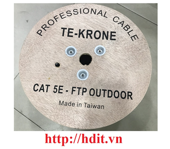Cáp mạng TE-Krone Cat5E FTP CCA Outdoor 305m (cáp ngoài trời)