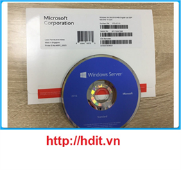 Hệ điều hành Windows Svr Std 2016 64Bit English 1pk DSP OEI DVD 16 Core P73-07113	