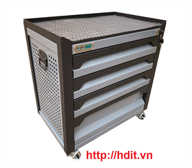 Tủ dụng cụ gia đình 4 ngăn có khóa (Xanh ghi) F0RD4-G
