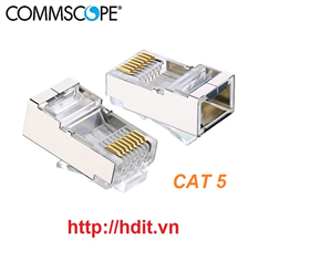 Hạt mang COMMSCOPE Cat5, bọc kim loại, chống nhiễu