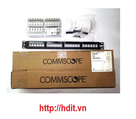 Patch Panel COMMSCOPE CAT6A 24 port chống nhiễu (760237046/ CPP-SDDM-SL-1U-24)