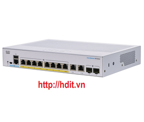 Thiết bị chuyển mạch Cisco CBS250 Smart 8-port GE, Ext PS, 2x1G Combo - CBS250-8T-E-2G-EU