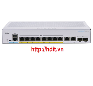 Thiết bị chuyển mạch Cisco CBS250 Smart 8-port GE, Ext PS, 2x1G Combo - CBS250-8T-E-2G-EU
