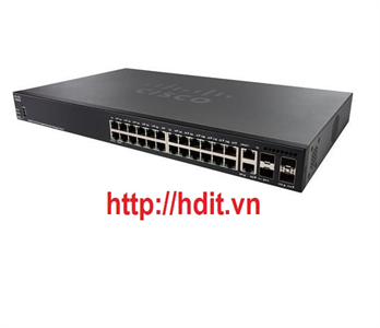 Thiết bị chuyển mạch Cisco 24-port Gigabit Stackable Managed Switch - SG350X-24-K9 
