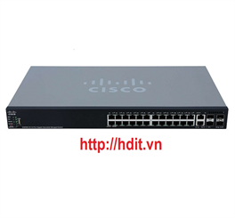 Thiết bị chuyển mạch Cisco 24-Port Gigabit Stackable Managed Switch - SG550X-24-K9