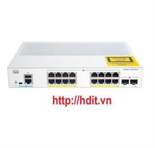 Thiết bị chuyển mạch 16x 10/100/1000 Ethernet PoE+ ports and 120W PoE budget, 2x 1G SFP uplinks - C1000-16P-2G-L