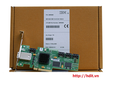 HDIT IBM SAS RAID HBA CONTROLLER - P/N:  25R8060 / 25R8071 