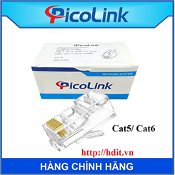 Hộp đầu bấm mạng Cat5/ Cat6, xuyên thấu, PICOLINK # PL19156