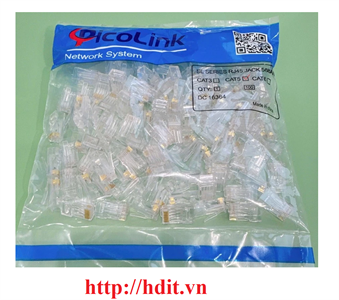 Hộp đầu bấm mạng Cat5/ Cat6, xuyên thấu, PICOLINK # PL19156