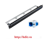 Thanh đấu nối Patch Panel Quang 24 cổng SC, Picolink # PL-SC24P