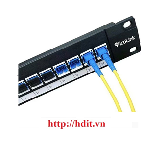 Thanh đấu nối Patch Panel Quang 24 cổng SC, Picolink # PL-SC24P